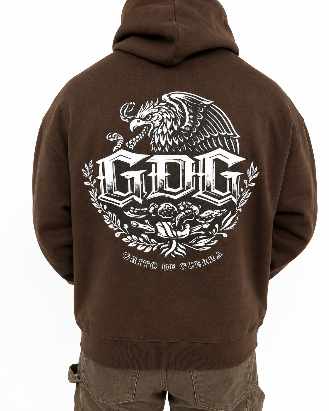 GDG Essentials Heavyweight Hoodie - Mocha Brown