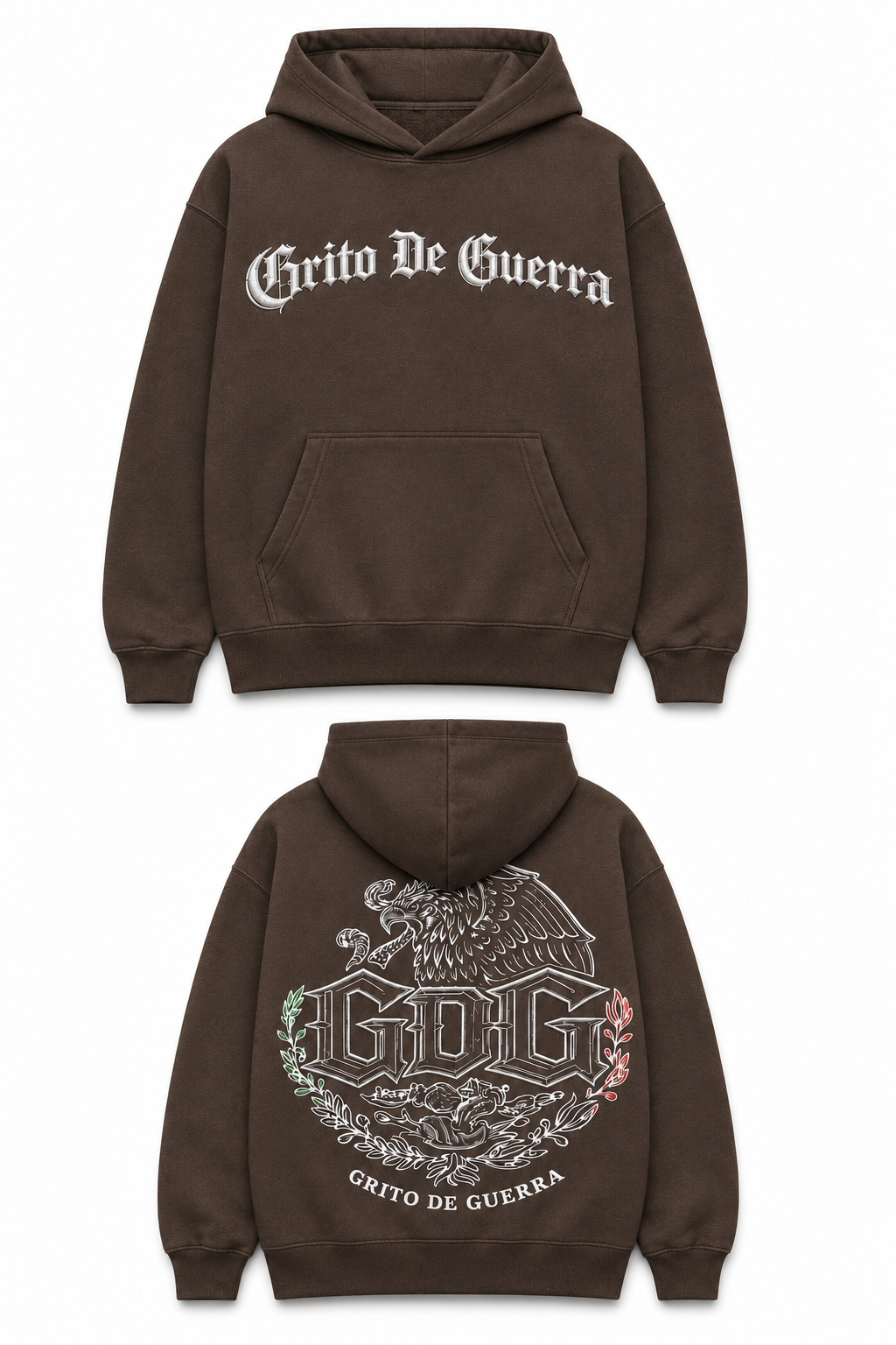GDG Essentials Heavyweight Hoodie - Mocha Brown