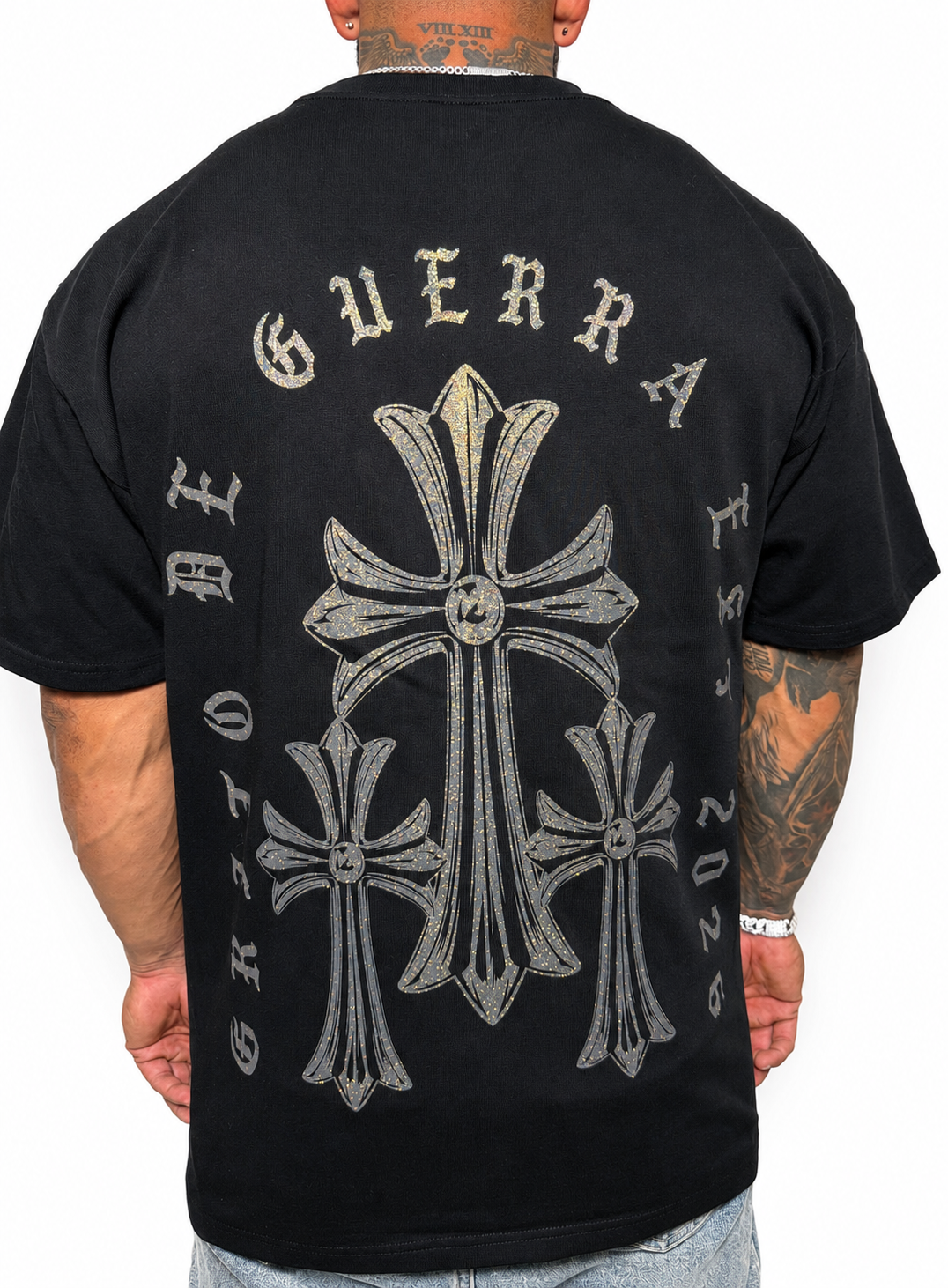 GDG Reflective Cross Tee – Black