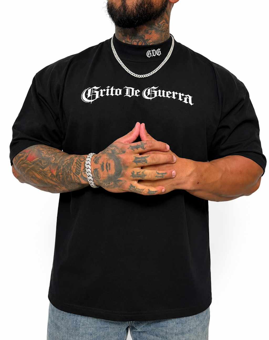 GDG Essentials+ Embroidered Tee - Black