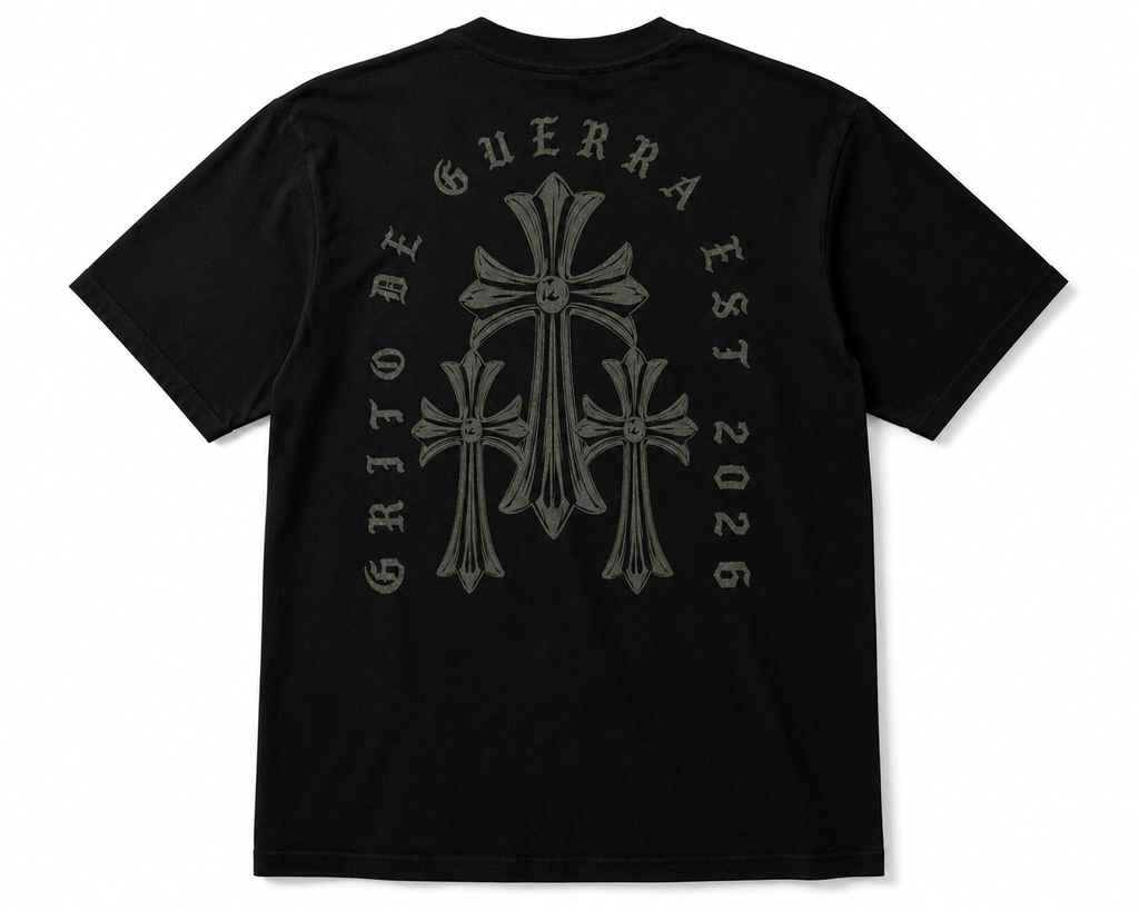 GDG Reflective Cross Tee – Black